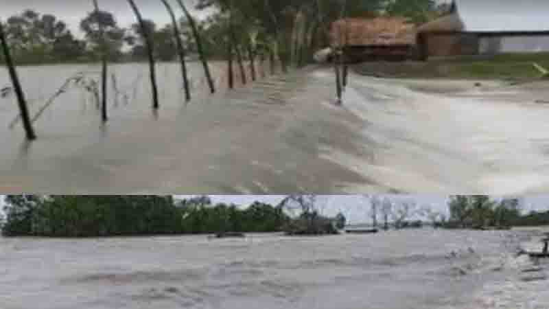 ঘূর্ণিঝড় আম্পানের তান্ডব শুরু হয়ে গেছে প্লাবিত হচ্ছে এলাকা ঘূর্ণিঝড় আম্পানের তান্ডব শুরু হয়ে গেছে প্লাবিত হচ্ছে এলাকা